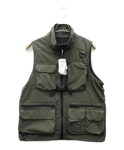 KiU（キウ）KiU (キウ) 空調服 (クウチョウフク) マルチファンクションベスト オリーブ サイズ:M 未使用品の古着・服飾アイテム