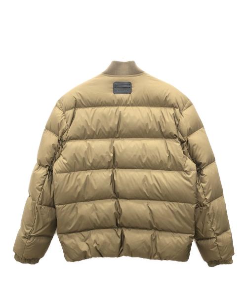 LOUIS VUITTON（ルイ ヴィトン）LOUIS VUITTON (ルイ ヴィトン) モノグラム リバーシブル ナイロンダウンジャケット グレー×カーキ サイズ:48の古着・服飾アイテム