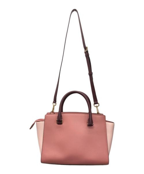 MICHAEL KORS（マイケル・コース）MICHAEL KORS (マイケルコース) 2WAYショルダーバッグ ピンクの古着・服飾アイテム