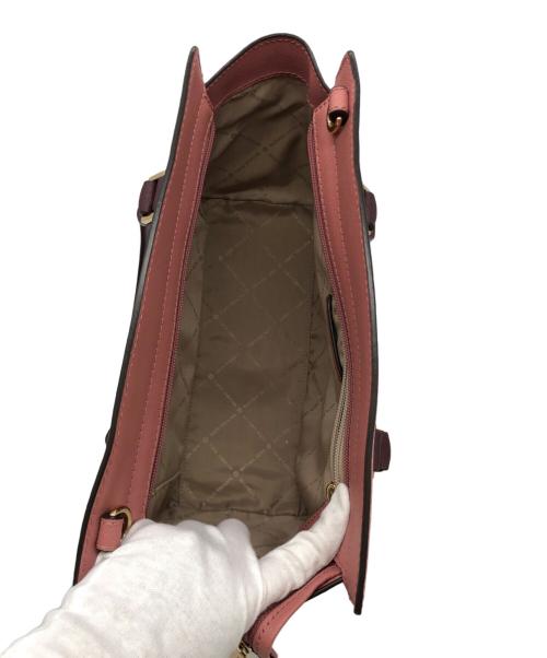 MICHAEL KORS（マイケル・コース）MICHAEL KORS (マイケルコース) 2WAYショルダーバッグ ピンクの古着・服飾アイテム