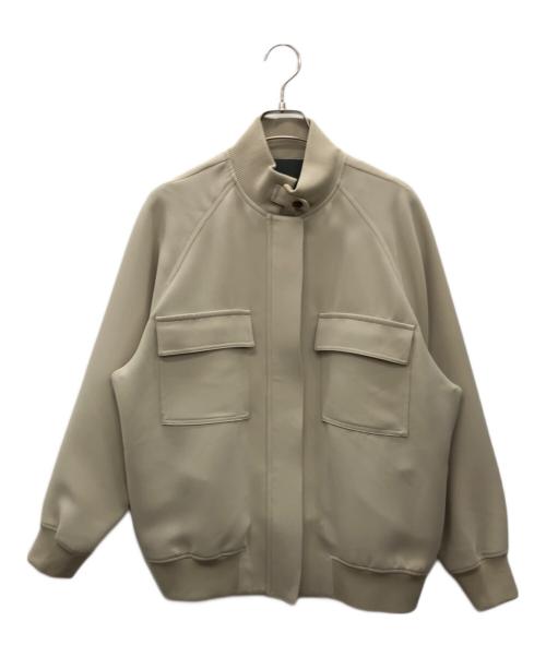 uncrave（アンクレイヴ）uncrave (アンクレイヴ) ブルゾン ベージュ サイズ:Mの古着・服飾アイテム