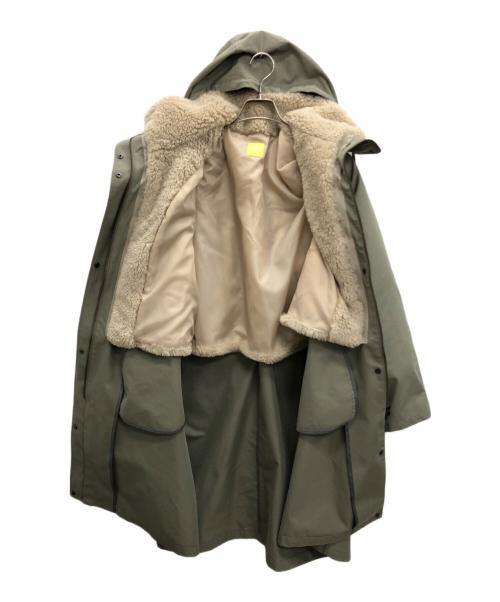 WCJ（ダブルシージェイ）WCJ (ダブルシージェイ) エコファーライナー付きコート カーキ サイズ:Freeの古着・服飾アイテム