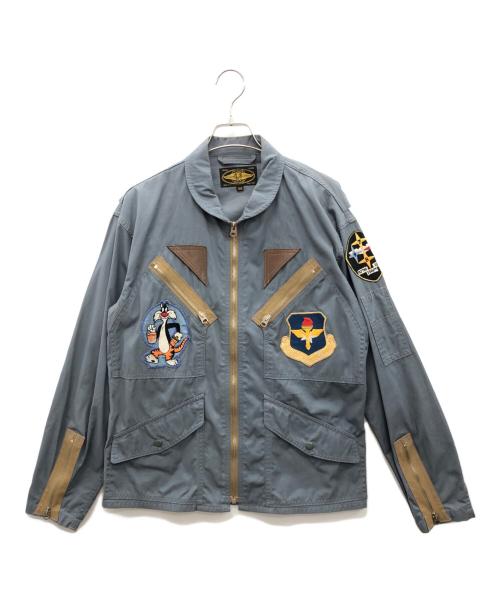 TOYS MCCOY（トイズマッコイ）TOYS MCCOY (トイズマッコイ) サマーフライングジャケット グレー サイズ:38の古着・服飾アイテム