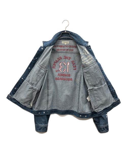 AVIREX TYPE BLUE（アヴィレックス タイプブルー）AVIREX TYPE BLUE (アヴィレックス タイプブルー) B-2 デニムジャケット インディゴ サイズ:Lの古着・服飾アイテム