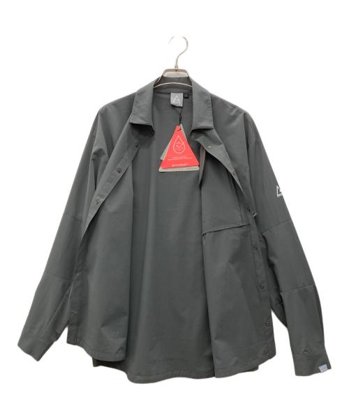 ROGER EGGER（ロジャーエーガー）ROGER EGGER (ロジャーエーガー) ベルクシャツ グレー サイズ:L 未使用品の古着・服飾アイテム