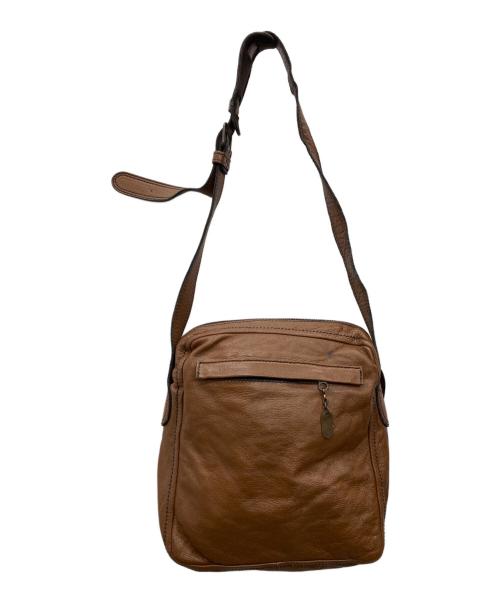 PORTER（ポーター）PORTER (ポーター) レザーショルダーバッグ ブラウンの古着・服飾アイテム