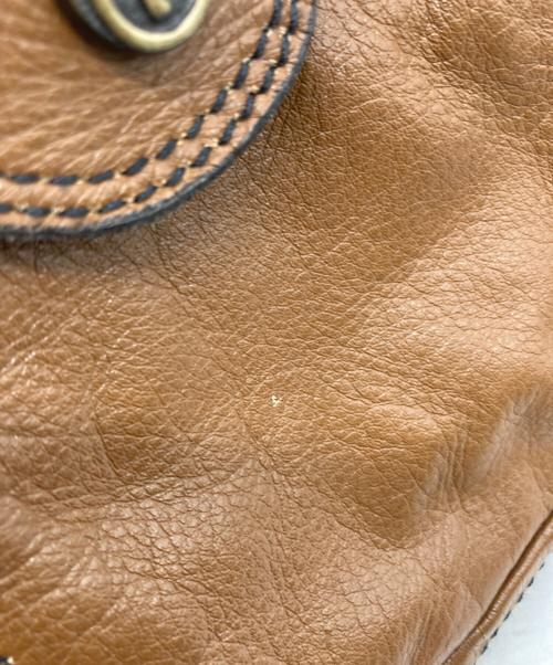 PORTER（ポーター）PORTER (ポーター) レザーショルダーバッグ ブラウンの古着・服飾アイテム