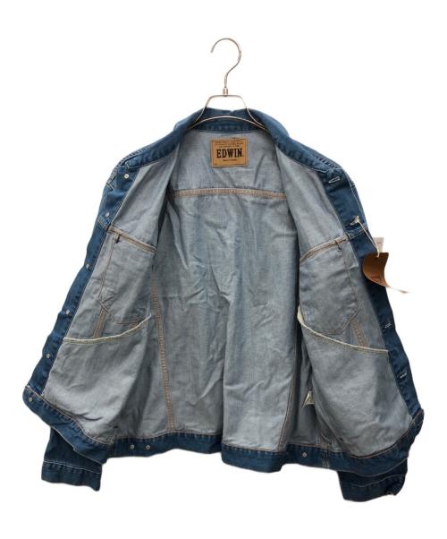 EDWIN（エドウィン）EDWIN (エドウィン) デニムジャケット ブルー サイズ:XL 未使用品の古着・服飾アイテム