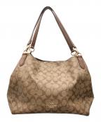 COACHコーチ）の古着「ショルダーバッグ」｜ベージュ