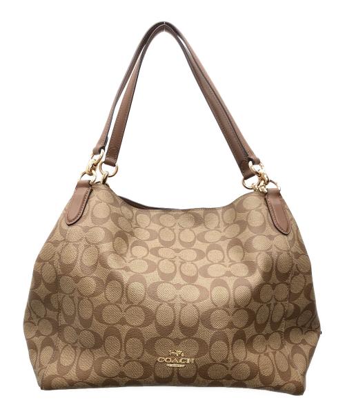 COACH（コーチ）COACH (コーチ) ショルダーバッグ ベージュの古着・服飾アイテム