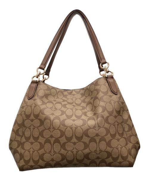 COACH（コーチ）COACH (コーチ) ショルダーバッグ ベージュの古着・服飾アイテム