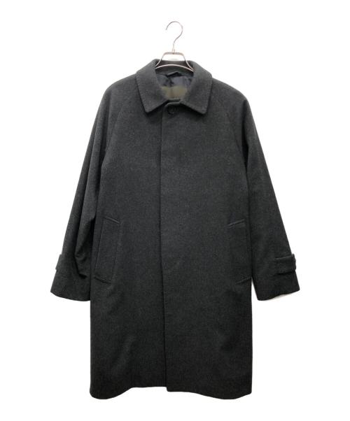 MACKINTOSH LONDON（マッキントッシュ ロンドン）MACKINTOSH LONDON (マッキントッシュ ロンドン) カシミヤコート ブラック サイズ:40の古着・服飾アイテム