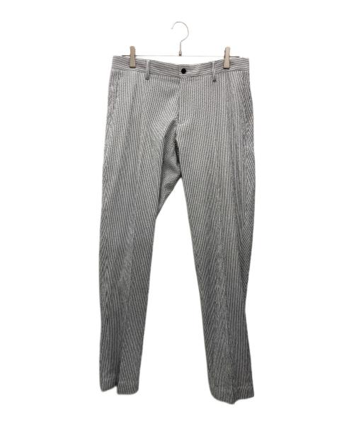 MACKINTOSH LONDON（マッキントッシュ ロンドン）MACKINTOSH LONDON (マッキントッシュ ロンドン) シアサッカーセットアップパンツ グレー サイズ:ウエスト82の古着・服飾アイテム