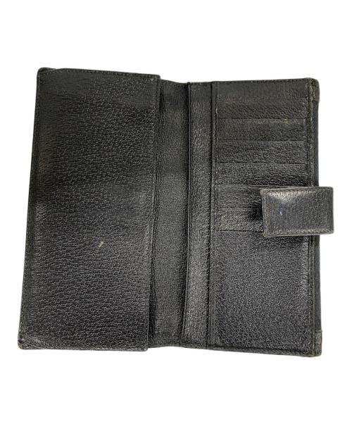 GUCCI（グッチ）GUCCI (グッチ) 長財布 GGキャンバス ブラック サイズ:実寸サイズにてご確認ください。の古着・服飾アイテム