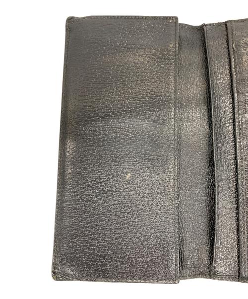 GUCCI（グッチ）GUCCI (グッチ) 長財布 GGキャンバス ブラック サイズ:実寸サイズにてご確認ください。の古着・服飾アイテム