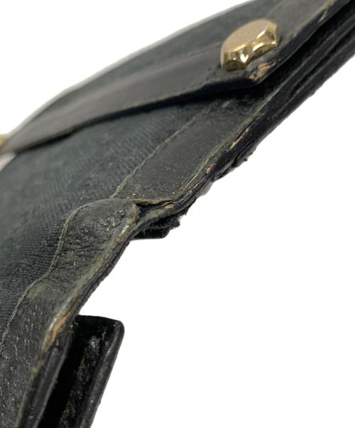 GUCCI（グッチ）GUCCI (グッチ) 長財布 GGキャンバス ブラック サイズ:実寸サイズにてご確認ください。の古着・服飾アイテム