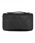 LOUIS VUITTONルイ ヴィトン）の古着「ダミエ・アンフィニ ジッピーXL」｜ブラック