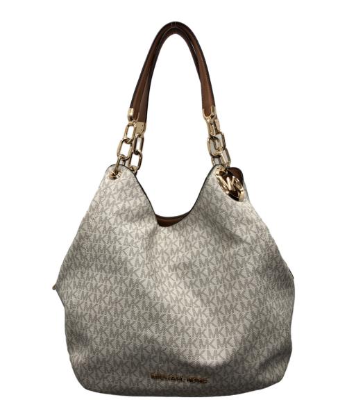 MICHAEL KORS（マイケルコース）MICHAEL KORS (マイケル・コース) 2WAYバッグ アイボリーの古着・服飾アイテム