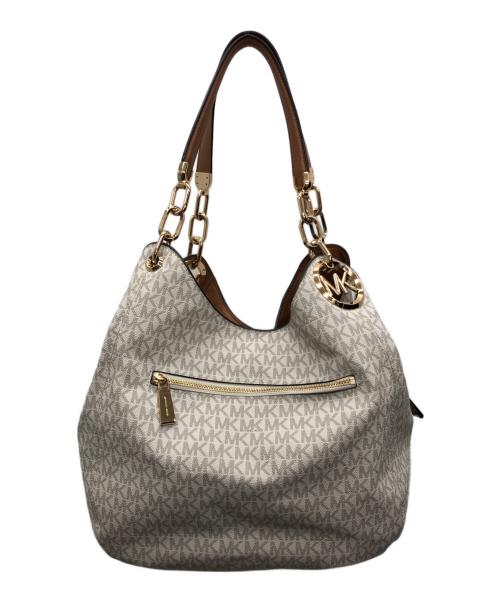 MICHAEL KORS（マイケルコース）MICHAEL KORS (マイケル・コース) 2WAYバッグ アイボリーの古着・服飾アイテム
