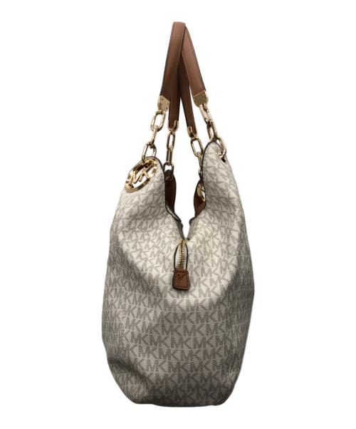 MICHAEL KORS（マイケルコース）MICHAEL KORS (マイケル・コース) 2WAYバッグ アイボリーの古着・服飾アイテム