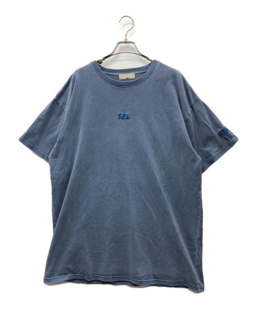 WIND AND SEA（ウィンダンシー）WIND AND SEA (ウィンダンシー) 半袖カットソー サックスブルー サイズ:XLの古着・服飾アイテム