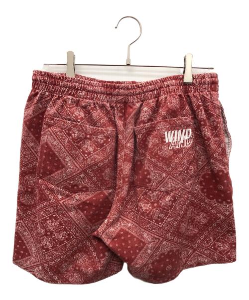WIND AND SEA（ウィンダンシー）WIND AND SEA (ウィンダンシー) ハーフパンツ レッド サイズ:Mの古着・服飾アイテム