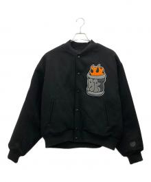 X-LARGE（エクストララージ）の古着「スタジャン」｜ブラック