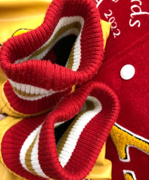 X-LARGE（エクストララージ）X-LARGE (エクストララージ) スタジャン レッド×キャメル サイズ:Mの古着・服飾アイテム