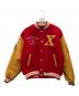 X-LARGE（エクストララージ）の古着「スタジャン」｜レッド×キャメル