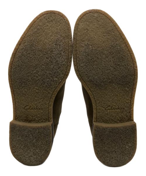 CLARKS（クラークス）CLARKS (クラークス) サイドゴアブーツ ベージュ サイズ:24.5の古着・服飾アイテム
