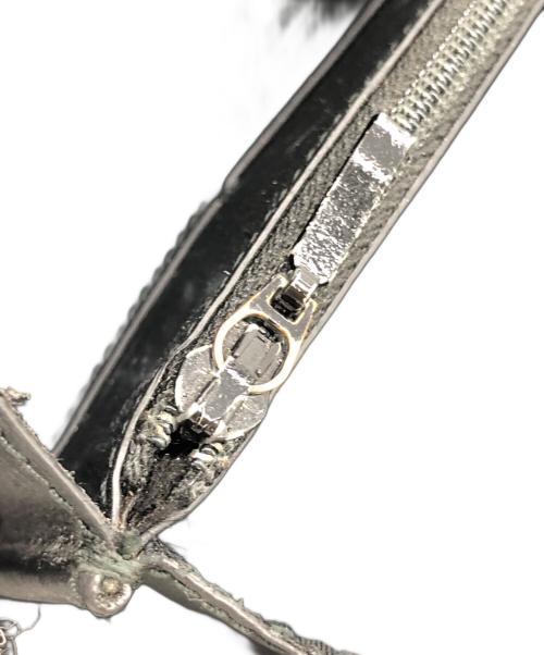 dunhill（ダンヒル）dunhill (ダンヒル) ラウンドファスナー財布 ブラックの古着・服飾アイテム