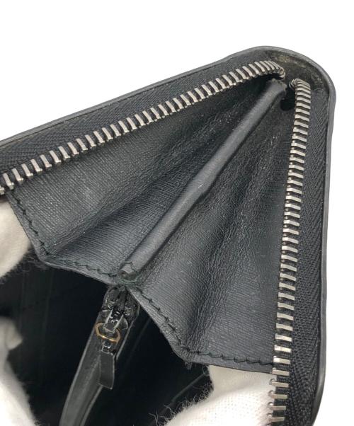 dunhill（ダンヒル）dunhill (ダンヒル) ラウンドファスナー財布 ブラックの古着・服飾アイテム