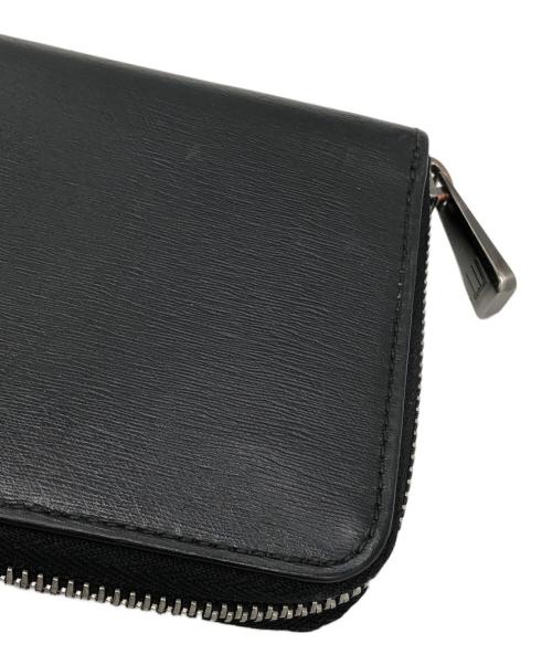 dunhill（ダンヒル）dunhill (ダンヒル) ラウンドファスナー財布 ブラックの古着・服飾アイテム