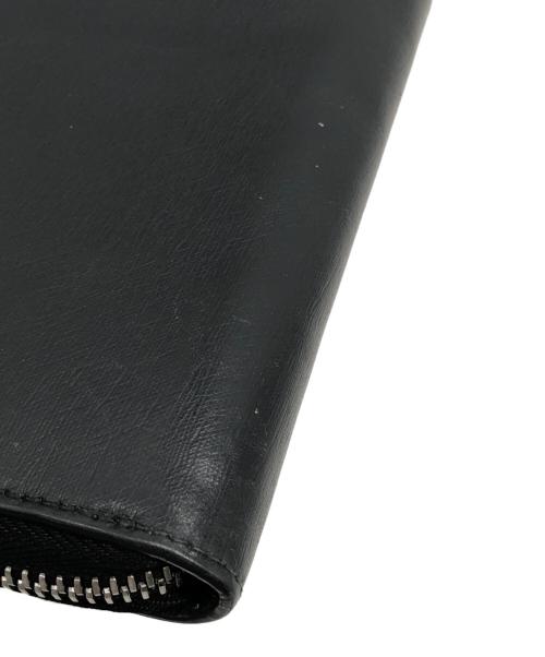 dunhill（ダンヒル）dunhill (ダンヒル) ラウンドファスナー財布 ブラックの古着・服飾アイテム