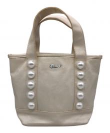 MUVEIL×MUGUET（ミュベール×ミュゲ）の古着「ハンドバッグ」｜アイボリー