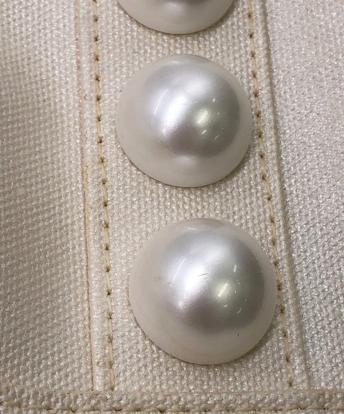 MUVEIL（ミュベール）MUVEIL (ミュベール) MUGUET (ミュゲ) ハンドバッグ アイボリーの古着・服飾アイテム