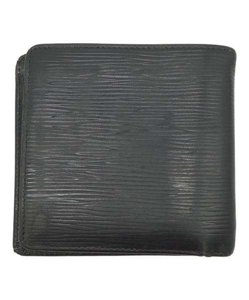 LOUIS VUITTON（ルイ ヴィトン）LOUIS VUITTON (ルイ ヴィトン) 2つ折り財布 ブラックの古着・服飾アイテム