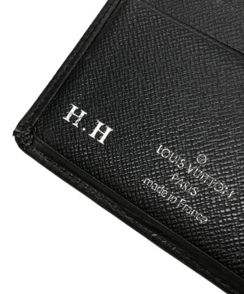 LOUIS VUITTON（ルイ ヴィトン）LOUIS VUITTON (ルイ ヴィトン) 2つ折り財布 ブラックの古着・服飾アイテム