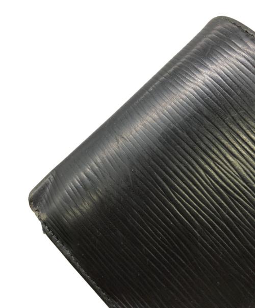 LOUIS VUITTON（ルイ ヴィトン）LOUIS VUITTON (ルイ ヴィトン) 2つ折り財布 ブラックの古着・服飾アイテム