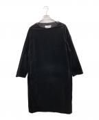 Veritecoeurヴェリテクール）の古着「ベルベティーンワンピース」｜グレー