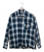 CAHLUMNカウラム）の古着「長袖シャツ」｜ブルー×ホワイト