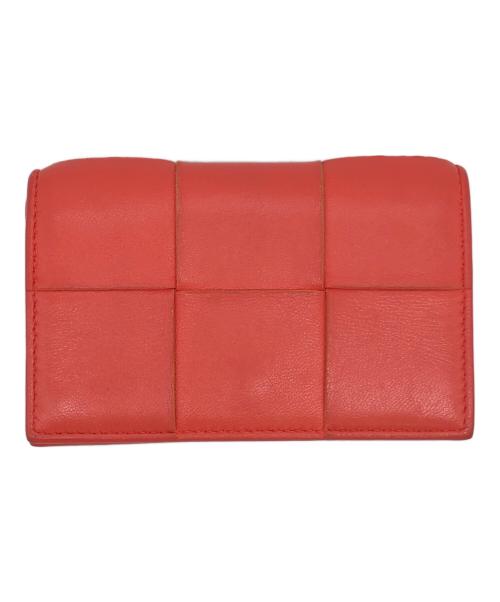 BOTTEGA VENETA（ボッテガベネタ）BOTTEGA VENETA (ボッテガベネタ) カードケース レッドの古着・服飾アイテム