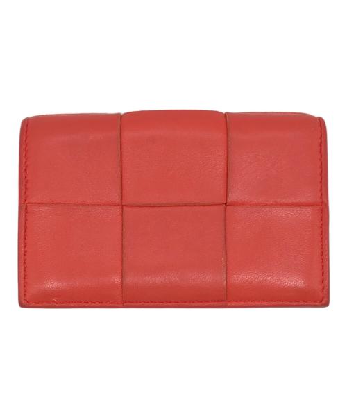 BOTTEGA VENETA（ボッテガベネタ）BOTTEGA VENETA (ボッテガベネタ) カードケース レッドの古着・服飾アイテム