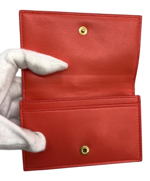 BOTTEGA VENETA（ボッテガベネタ）BOTTEGA VENETA (ボッテガベネタ) カードケース レッドの古着・服飾アイテム