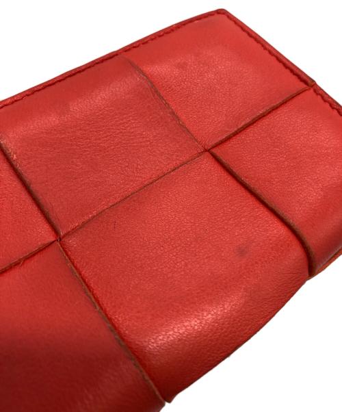 BOTTEGA VENETA（ボッテガベネタ）BOTTEGA VENETA (ボッテガベネタ) カードケース レッドの古着・服飾アイテム