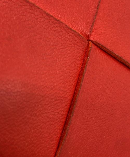 BOTTEGA VENETA（ボッテガベネタ）BOTTEGA VENETA (ボッテガベネタ) カードケース レッドの古着・服飾アイテム