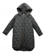 Emma Taylorエマテイラー）の古着「美シルエット3wayキルティングフードコート」｜ブラック