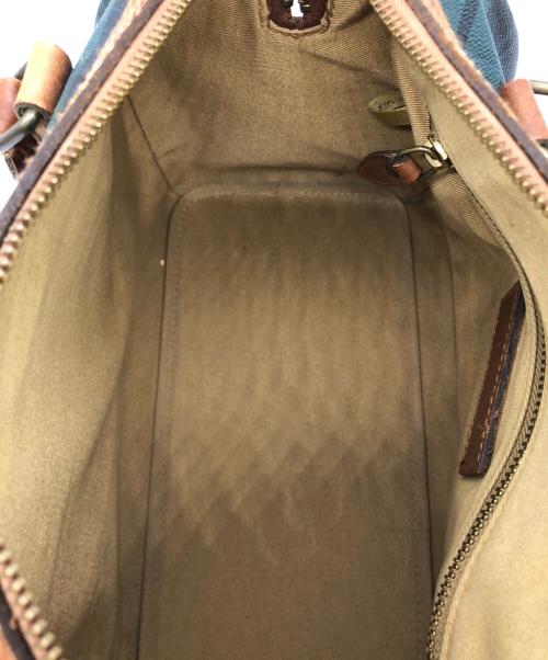 POLO RALPH LAUREN（ポロ・ラルフローレン）POLO RALPH LAUREN (ポロ・ラルフローレン) ミニボストンバッグ グリーンの古着・服飾アイテム