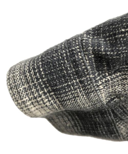 TATTOO STUDIO YAMADA（タトゥースタジオヤマダ）TATTOO STUDIO YAMADA (タトゥースタジオヤマダ) オンブレチェックシャツ グレー サイズ:Lの古着・服飾アイテム