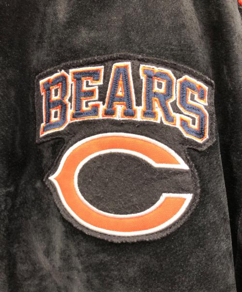 NFL（エヌエフエル）NFL (エヌエフエル) スエードレザースタジャン ブラック サイズ:Mの古着・服飾アイテム